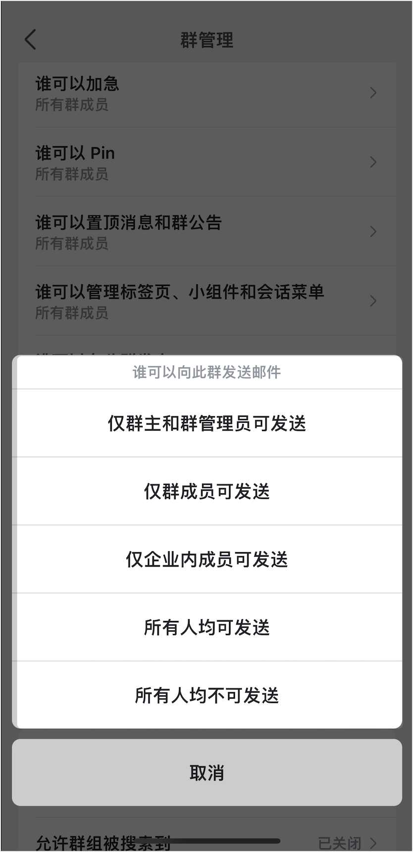 Lark 編輯群組資訊：群名稱、大頭照、群描述與群信箱完整指南 - 補充操作畫面 33