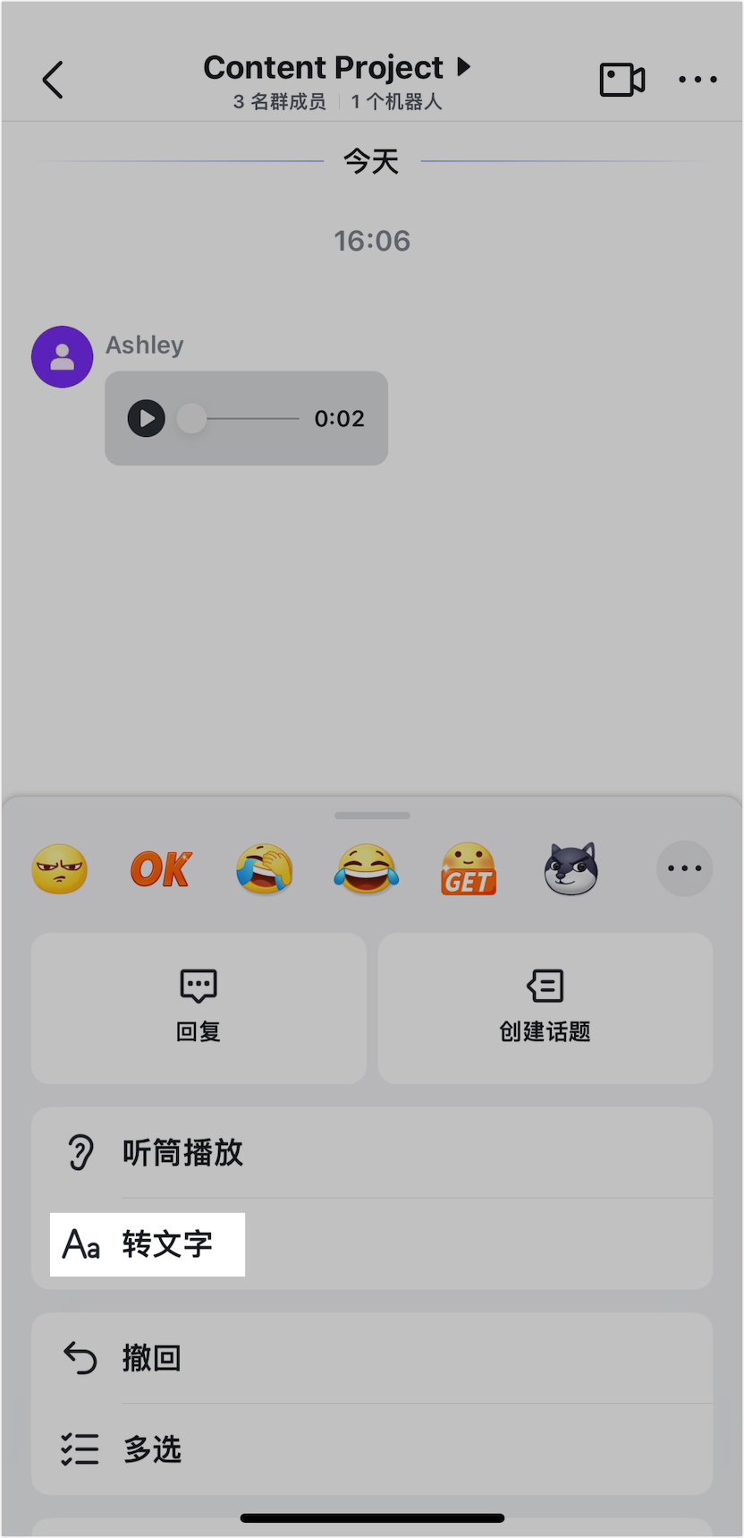 Lark 翻譯會話訊息：跨國溝通零障礙，一鍵翻譯多國語言對話 - 補充操作畫面 15
