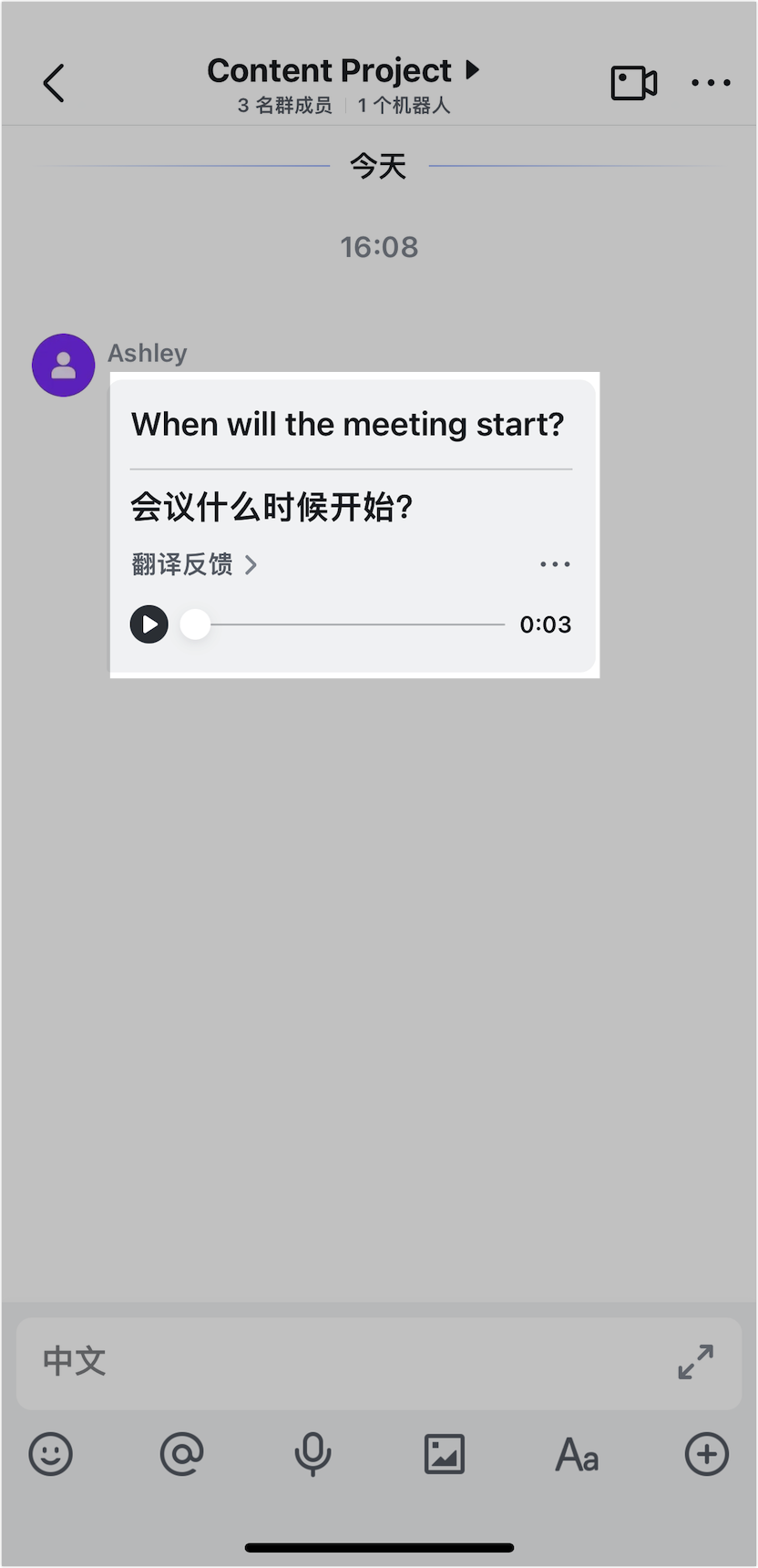 Lark 翻譯會話訊息：跨國溝通零障礙，一鍵翻譯多國語言對話 - 補充操作畫面 20