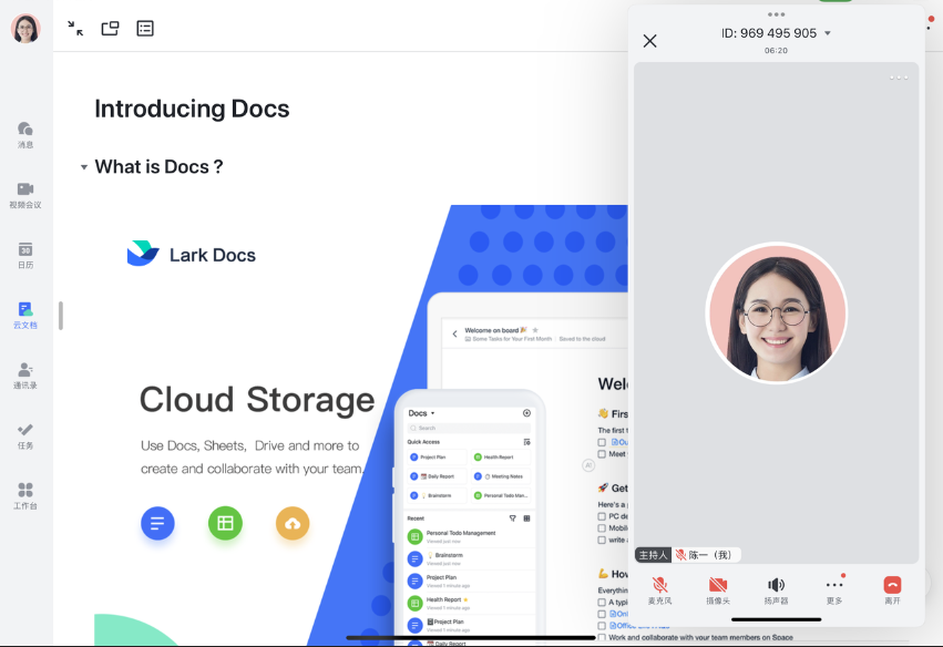 lark-video-meeting-ipad-highlights - 補充操作畫面