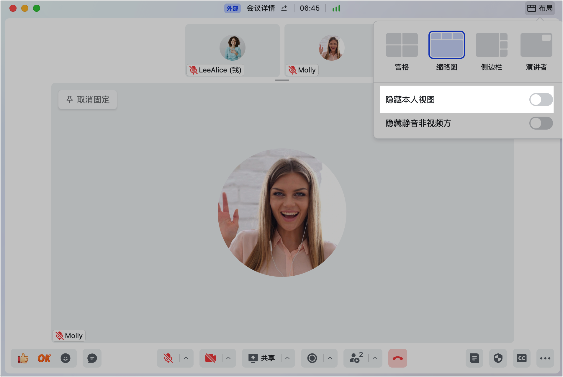 lark-video-meeting-layout-switching - 補充操作畫面