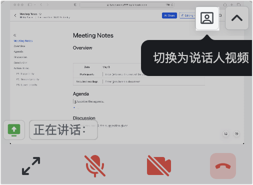 lark-video-meeting-screen-sharing - 補充操作畫面