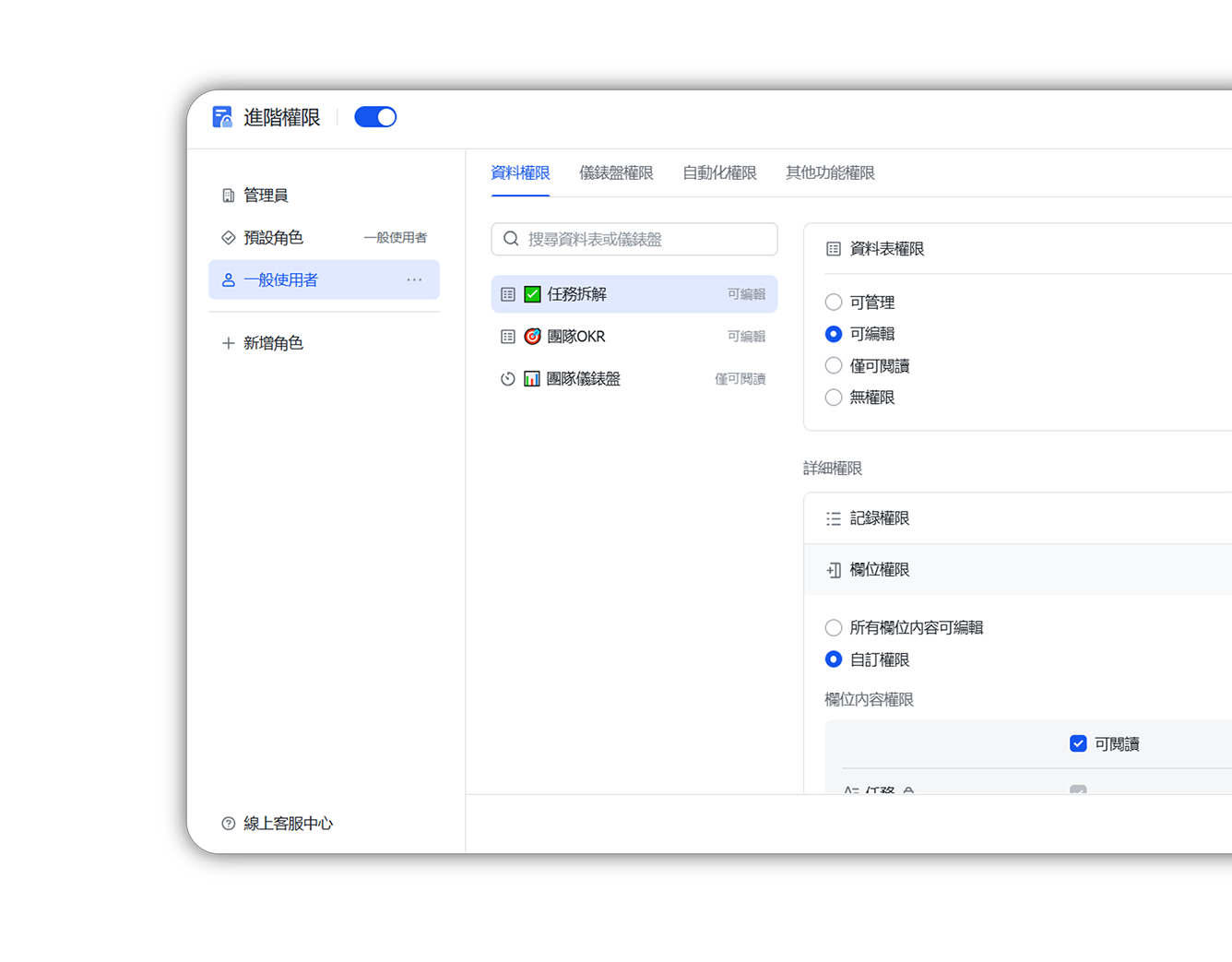 權限管理設定-2